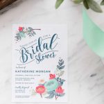 10 Ideas to Produce the Perfect Bridal Shower Invitation