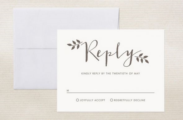 Tips For Creating Wedding Invitations That Include RSVP Cards